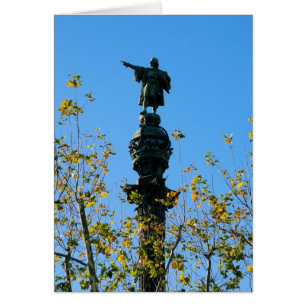 Christopher Columbus Barcelona, Spaniens tomma kor Hälsningskort