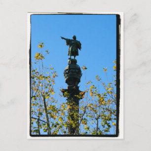 Christopher Columbus - Barcelona, Spaniens vykort
