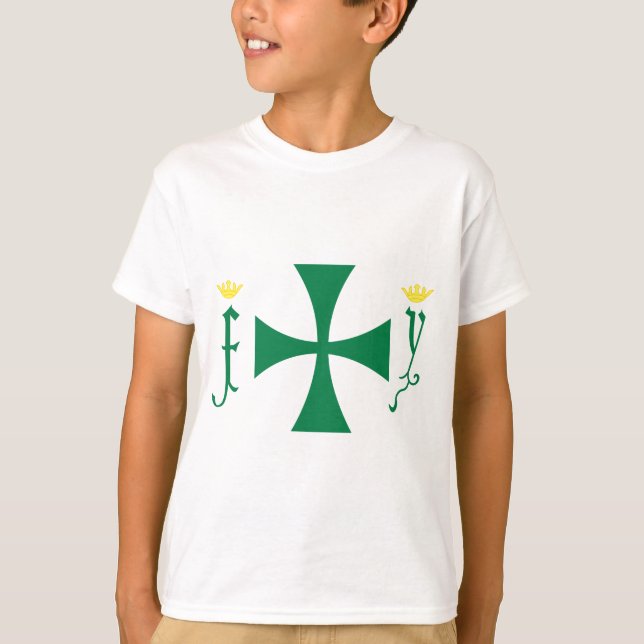 Christopher Columbus flagga T-shirt (Framsida)