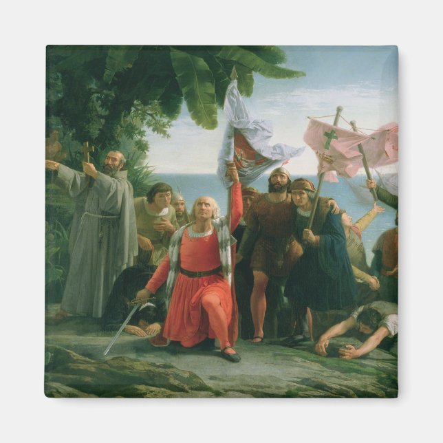 Christopher Columbus första landning i Magnet (Framsidan)