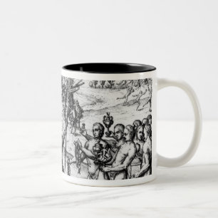 Christopher Columbus hälerigåvor Två-Tonad Mugg