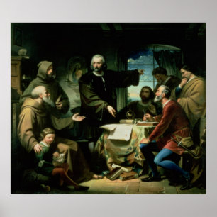 Christopher Columbus i klostret La Poster