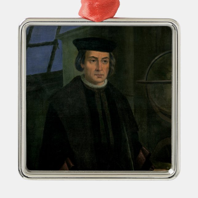 Christopher Columbus Julgransprydnad Metall (Framsidan)