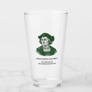 Christopher Columbus pint glass Glaskopp
