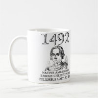 Christopher Columbus räddad rolig mugg