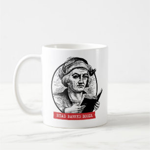 Christopher Columbus Reads Banned Bokar Kaffemugg