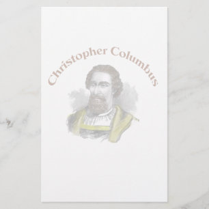Christopher Columbus Stationery Brevpapper