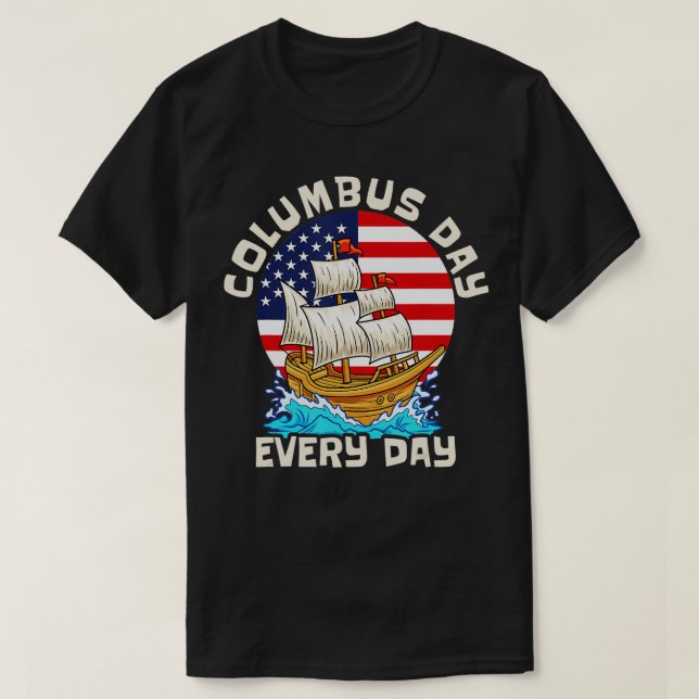 Christopher Columbus T Shirt (Design framsida)
