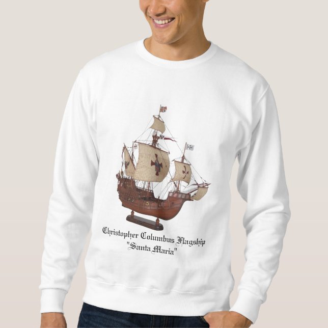 Christopher Columbus tröja Sweatshirt (Framsida)