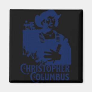 Christopher Columbus Utforskare Av Den Nya Världen Magnet