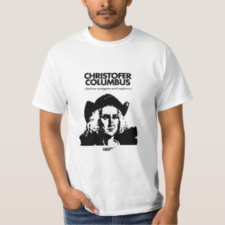 Christopher Columbus vitt-skjorta T-shirt