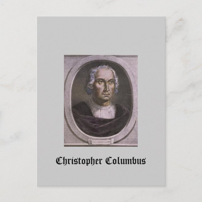 Christopher Columbus Vykort (Framsida)