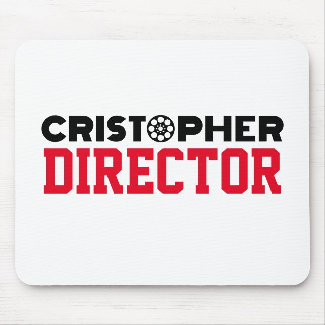 Christopher Director Mouse Pad Musmatta (Framsidan)