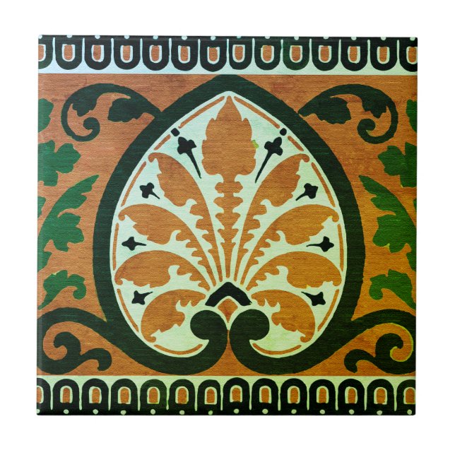 Christopher Dresser Tile Kakelplatta (Framsidan)