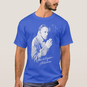 Christopher Hitchens Retro Stil Fläkt Design T Shirt