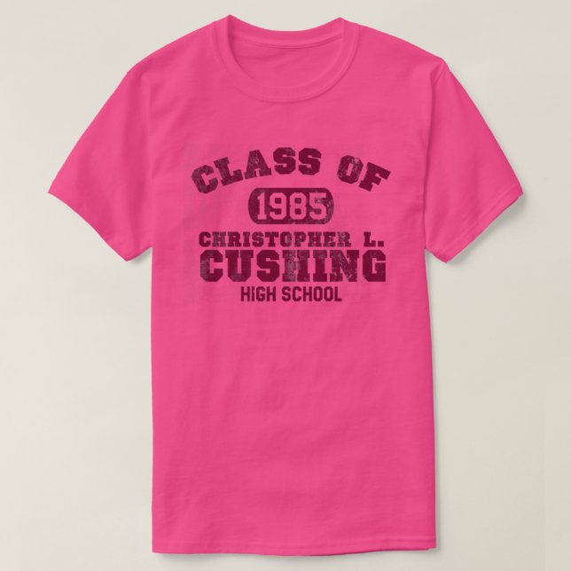 Christopher L Cushing High School nödgad från T Shirt (Design framsida)