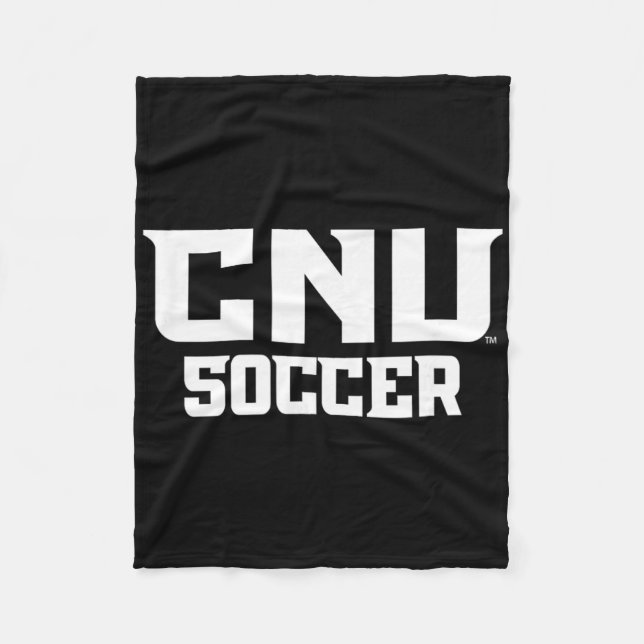Christopher Newport University Fotboll Cnu Kläder  Fleecefilt (Framsidan)