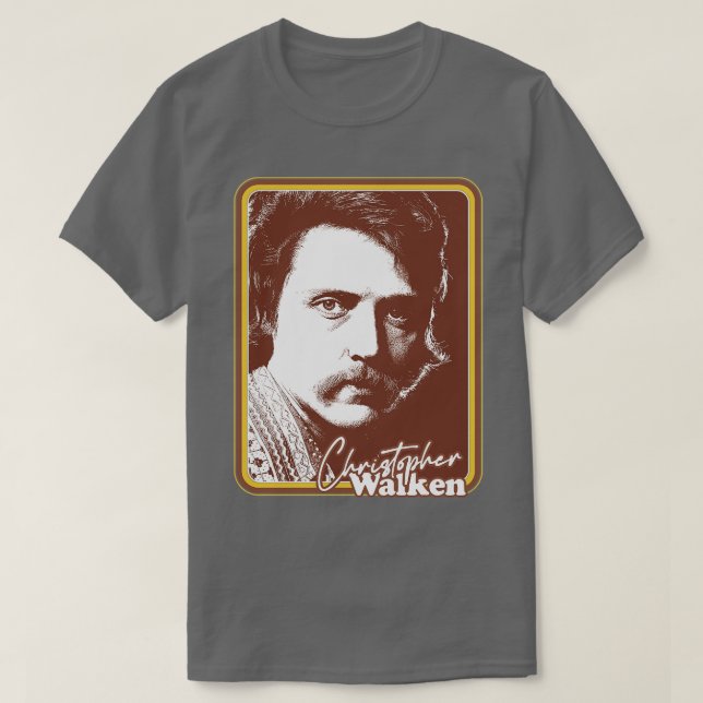 Christopher Walken 80:s Retro Fläkt Art Gift Desig T Shirt (Design framsida)