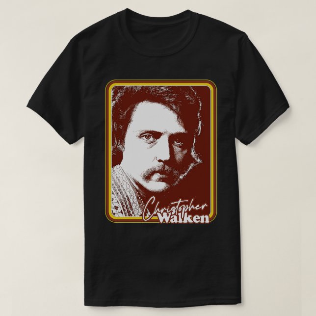 Christopher Walken 80:s Retro Fläkt Art Gift Desig T Shirt (Design framsida)