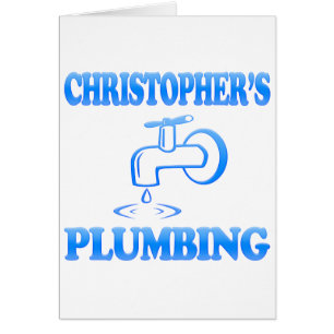 Christophers rörmokeri hälsningskort
