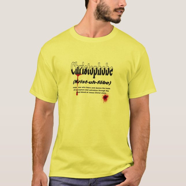 Christophobe Tee Shirt (Framsida)