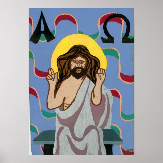 Christos Pantocrator Poster (Framsidan)