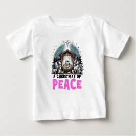 Christ's Nativity : A Christmas of Peace T Shirt