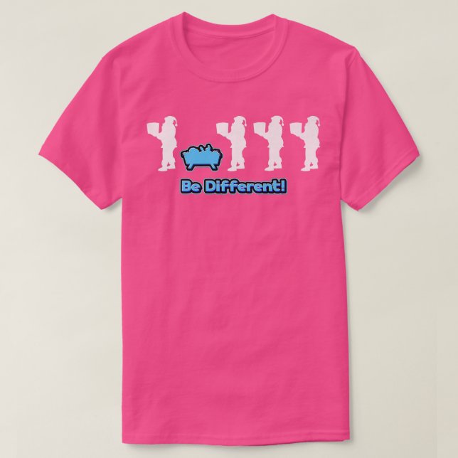 Christsort är annorlunda. t shirt (Design framsida)