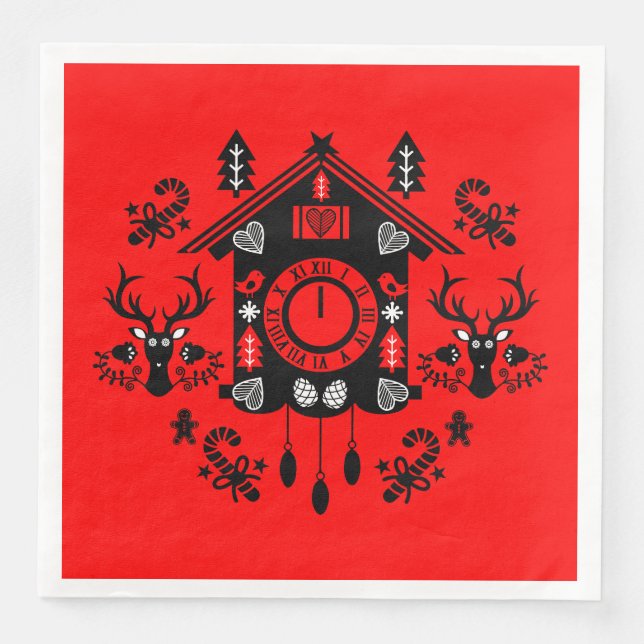 Christstollen Weihnachtsstollen Stollen Xmas Förkl Pappersservett (Framsida)