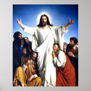 Christus Consolator av Carl Bloch Poster