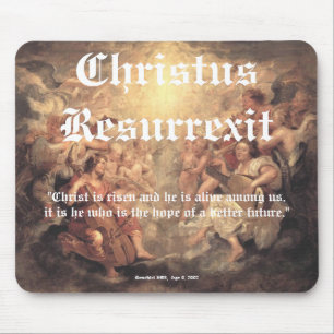 Christus Resurrexit - hopp/fullt avbildar Musmatta