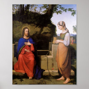 Christus undmatris Samariterin Poster