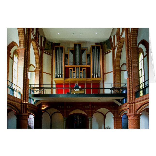 Christuskirche-orgel Hälsningskort (Framsidan Horizontal)