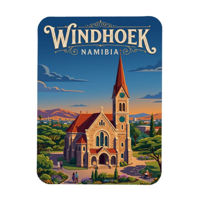 Christuskyrkan Namibia Magnet (Vertikal)