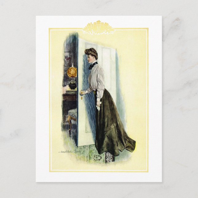 Christy Girl - Howard Chandler Christy Vykort (Framsida)