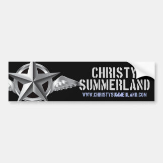 Christy Summerland logotypbildekal Bildekal