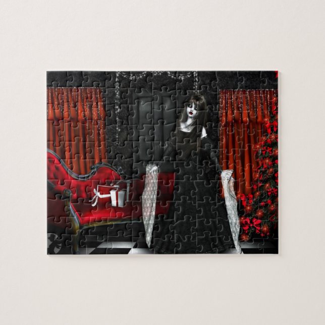 Chritmas gothic pussel (Horisontell)