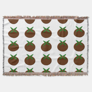 Chritsmas Pudding Throw Blanket Filt