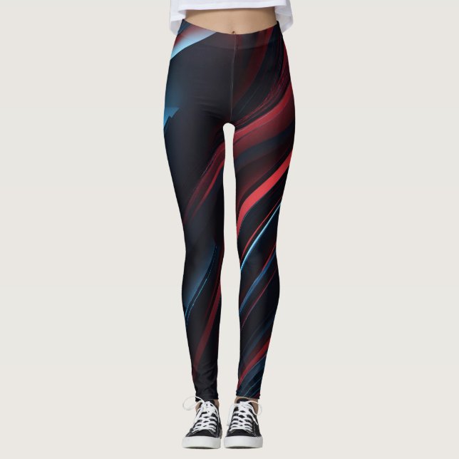 "Chrom Chaotic 3D Leggings: AR12 - Chaos 60" Leggings (Framsida)