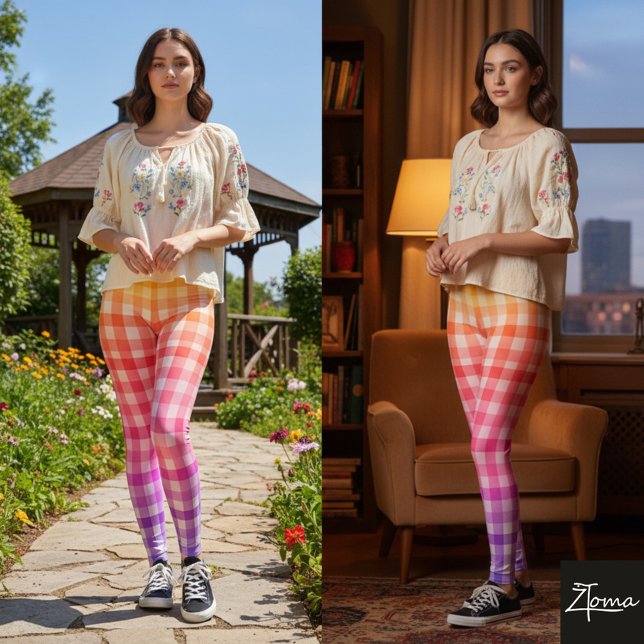 Chroma Check Leggings (Skapare uppladdad)