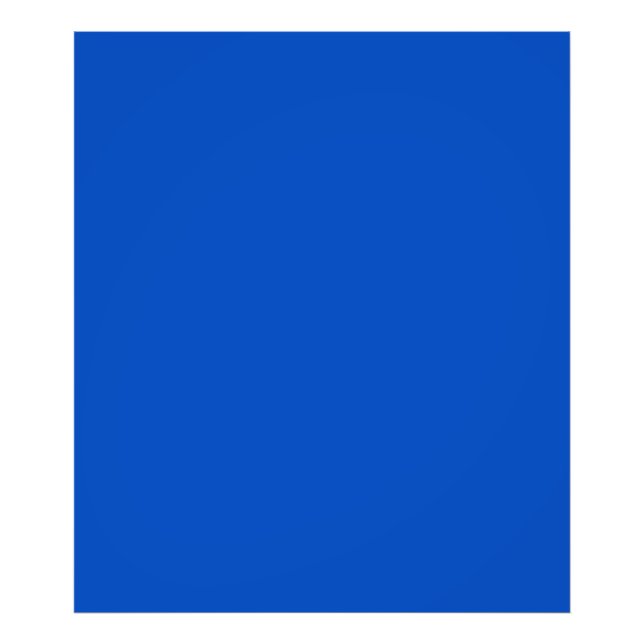 Chroma nyckel färg Blue Fototryck (Framsidan)