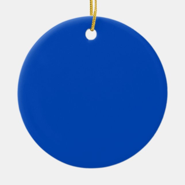 Chroma nyckel färg Blue Julgransprydnad Keramik (Framsidan)