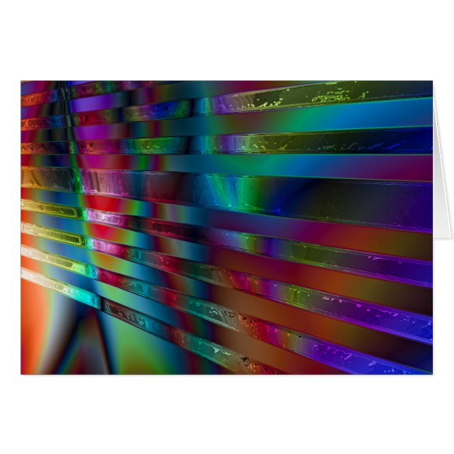 Chroma Rays Hälsningskort (Framsidan Horizontal)