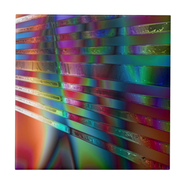 Chroma Rays Kakelplatta (Framsidan)