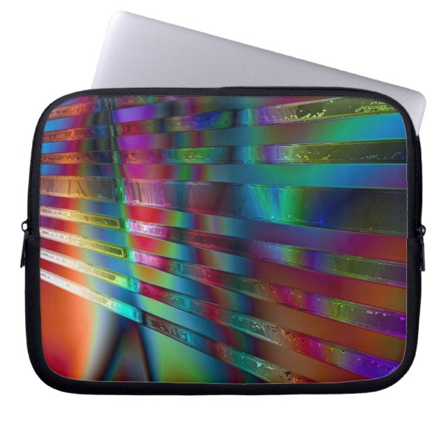 Chroma Rays Laptop Sleeve (Framsidan)