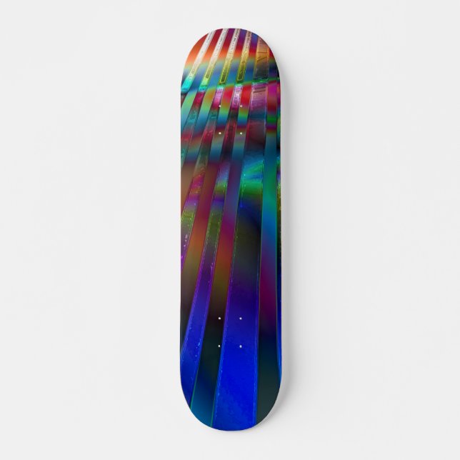 Chroma Rays Mini Skateboard Bräda 18,7 Cm (Framsida)
