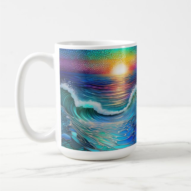 Chroma Sea Seascape Kaffemugg (Vänster)