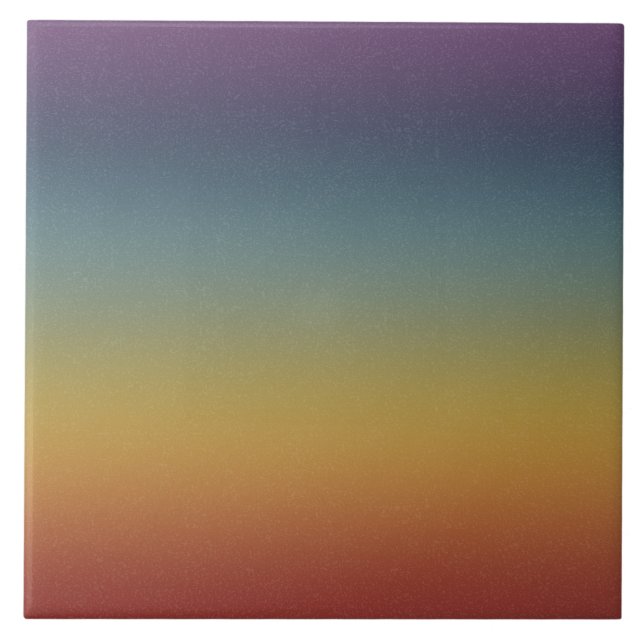 Chroma Textura - Rainbow Sunset Ceramic Tile Kakelplatta (Framsidan)