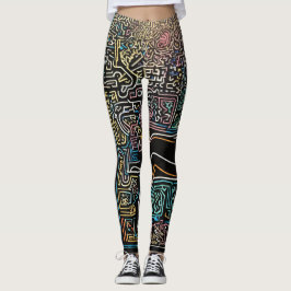 "ChromaDream Leggings: A Kaleidoscope of Leggings