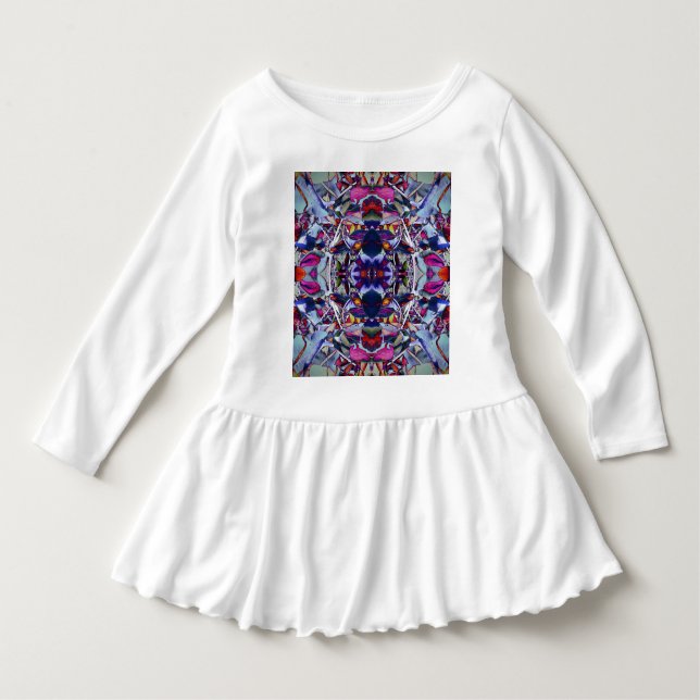 ChromaFlora© baby/småbarnklänning Tee (Framsida)